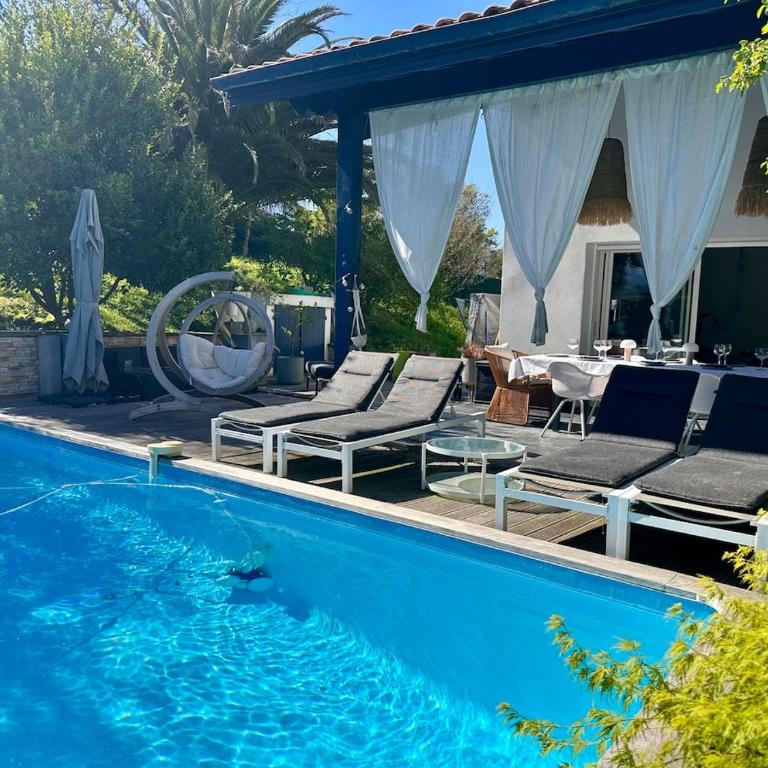 Villa Argi Zabalean, Piscine chauffée, 8pax, Plage 3kms - Villa - 20
