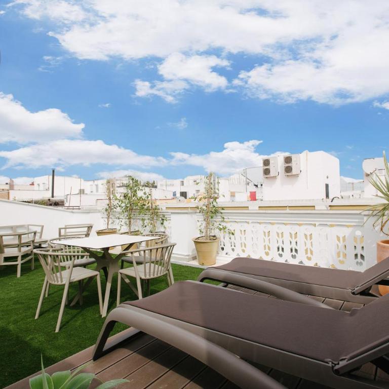 R26 Suites Sevilla - Apartamento de 1 dormitorio con bañera de hidromasaje en la azotea - 6