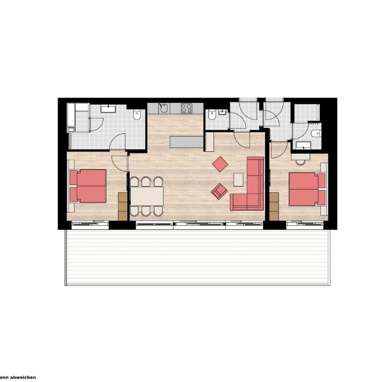 AlpenParks Hotel & Apartment Sonnleiten - Apartment mit 2 Schlafzimmern und Sauna - 19