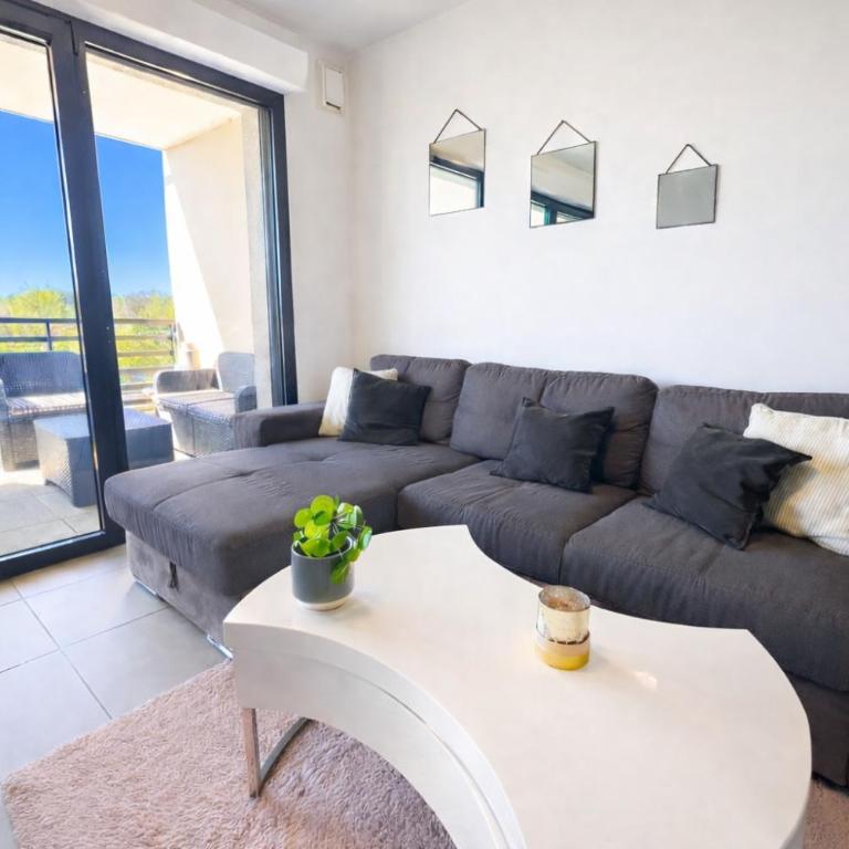 Le jardin d'Allori-Joli appartement T2 avec grande terrasse et parking proche centre ville Aix - Apartment mit 1 Schlafzimmer - 14