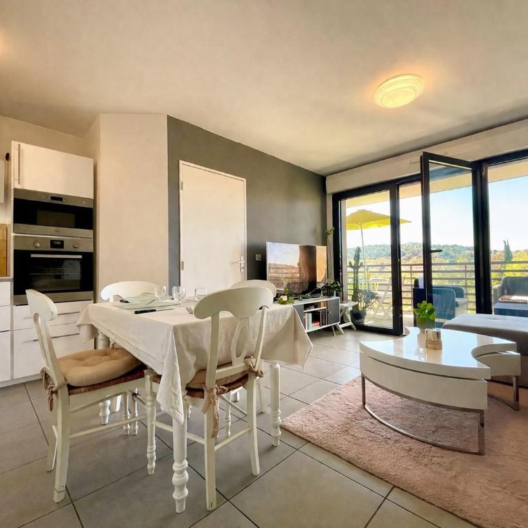 Le jardin d'Allori-Joli appartement T2 avec grande terrasse et parking proche centre ville Aix - Apartment mit 1 Schlafzimmer - 2