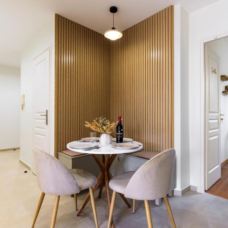 Charme niçois, 15min de la mer, 3 chambres, climatisation, terrasse - Appartement 3 Chambres - 6