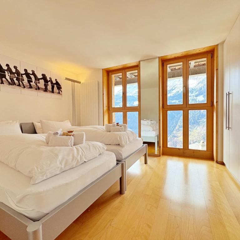 Schweizerheim Residence 1 - Apartment mit 3 Schlafzimmern und Bergblick - 23