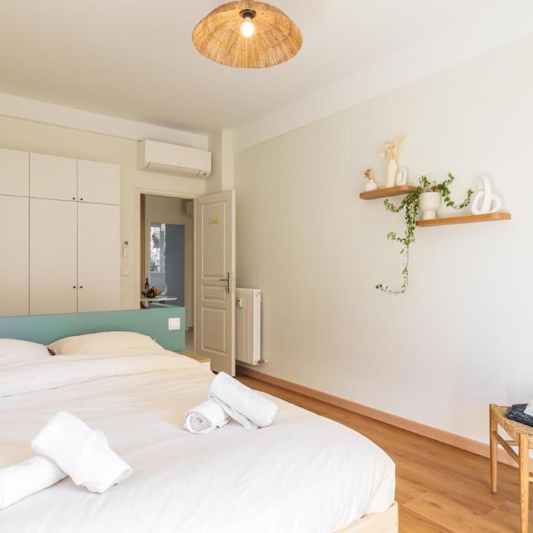 Charme niçois, 15min de la mer, 3 chambres, climatisation, terrasse - Appartement 3 Chambres - 23