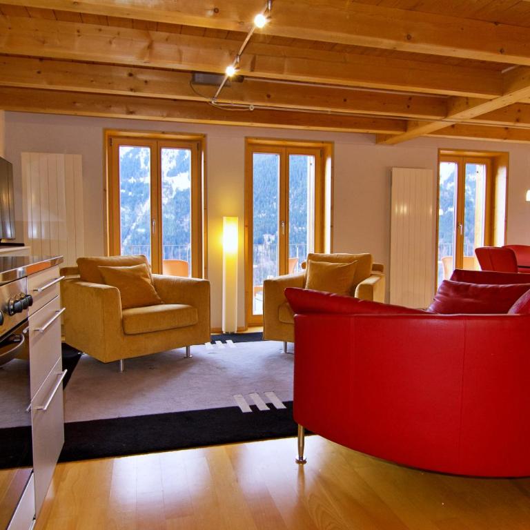 Schweizerheim Residence 1 - Apartment mit 3 Schlafzimmern und Bergblick - 1
