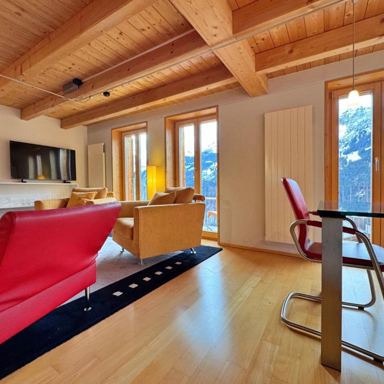 Schweizerheim Residence 1 - Apartment mit 3 Schlafzimmern und Bergblick - 46