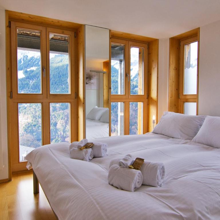 Schweizerheim Residence 1 - Apartment mit 3 Schlafzimmern und Bergblick - 45