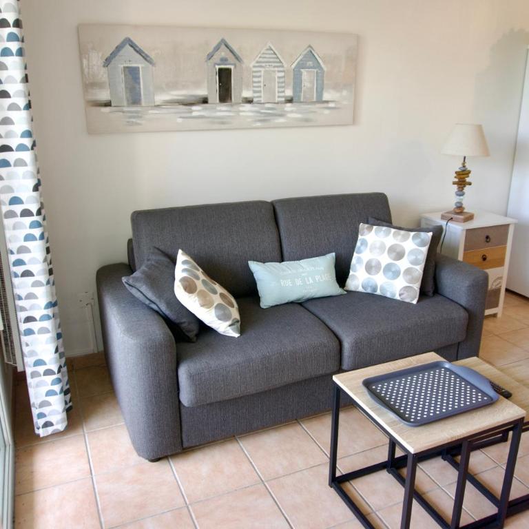 Les Océanes, Quartier Arago, au calme, plage & remblai à 1km, 4 pers - Apartment mit 1 Schlafzimmer - 5