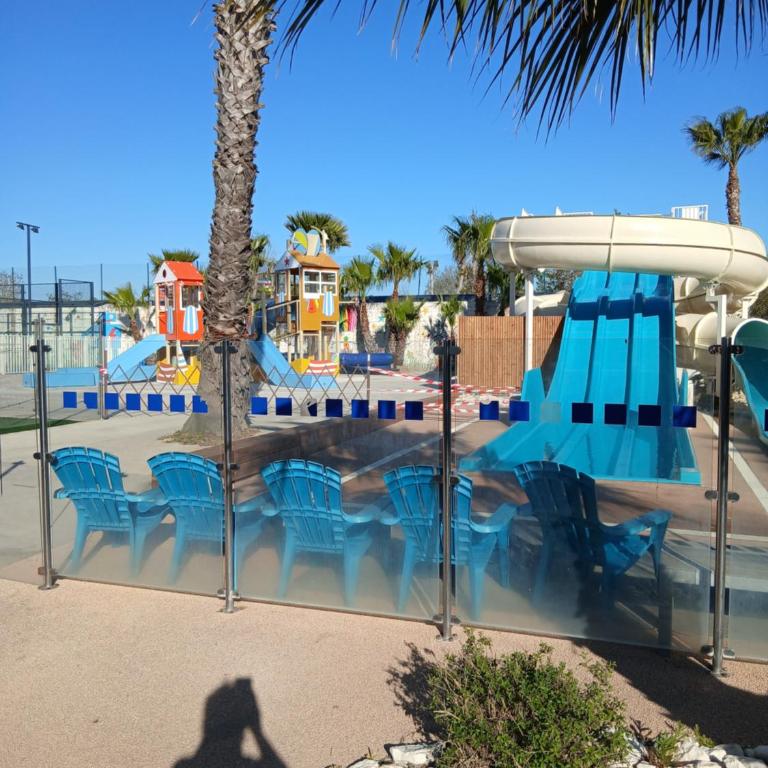 mobile home camping siblu les sables du midi valras plage - Casa Móvil - 17