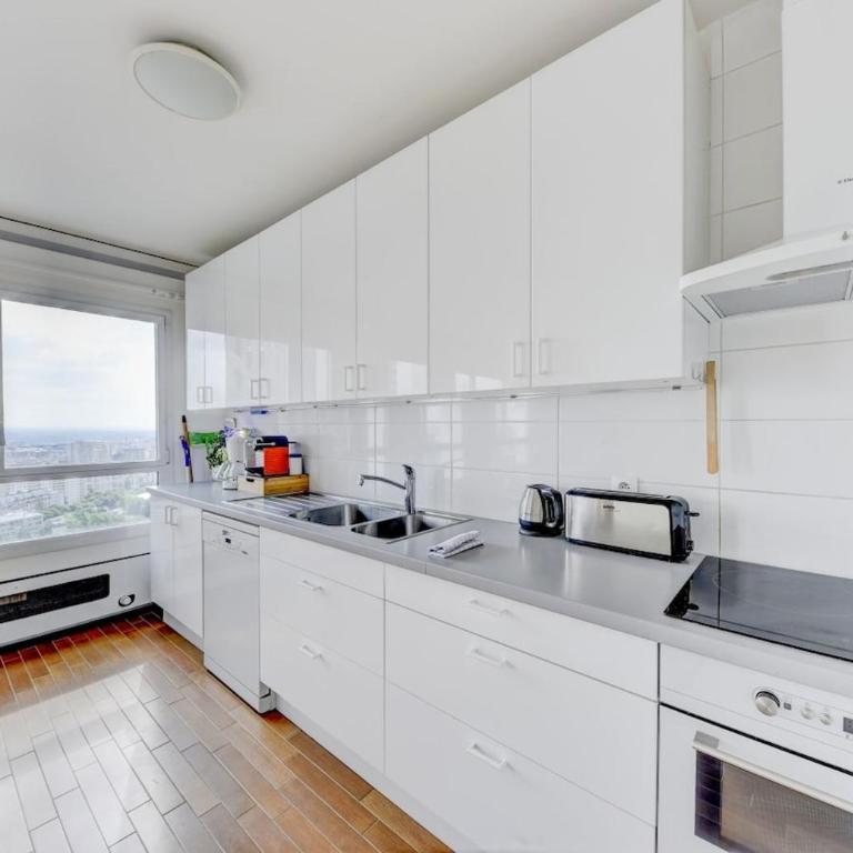 Avenue d'Italie - CI - Stylish 24th-floor apartment with Paris views - Appartement - 3