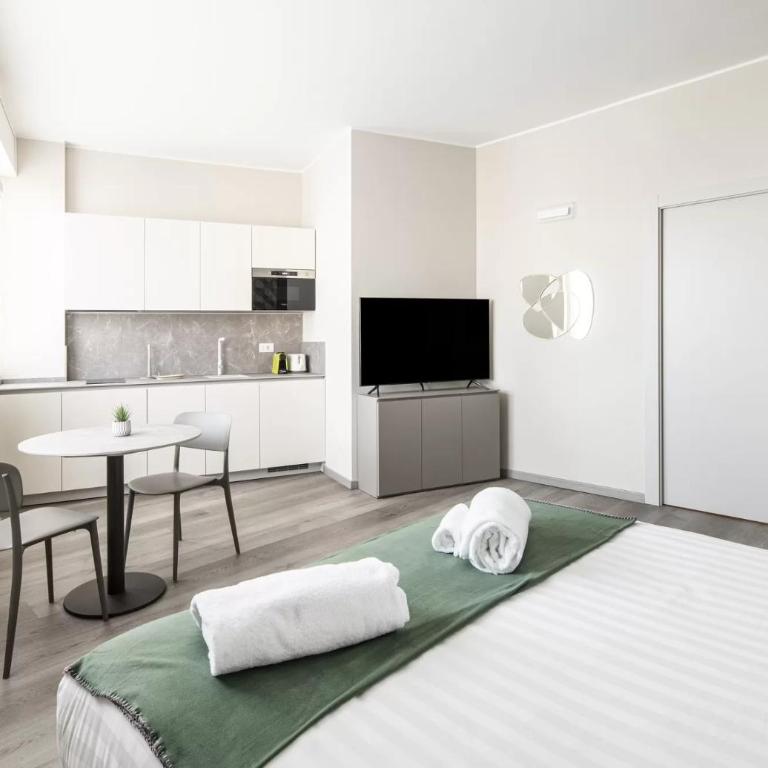 DHOME Pantano - Velasca Tower Apartments - Appartamento Monolocale con 1 Letto Matrimoniale - 11