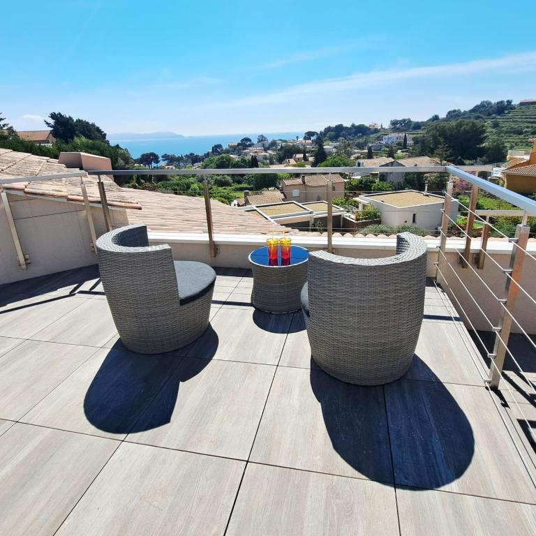 Perle du Pradon Terrasse vue mer, nuit étoilée et jacuzzi - Appartement 1 Chambre - 9