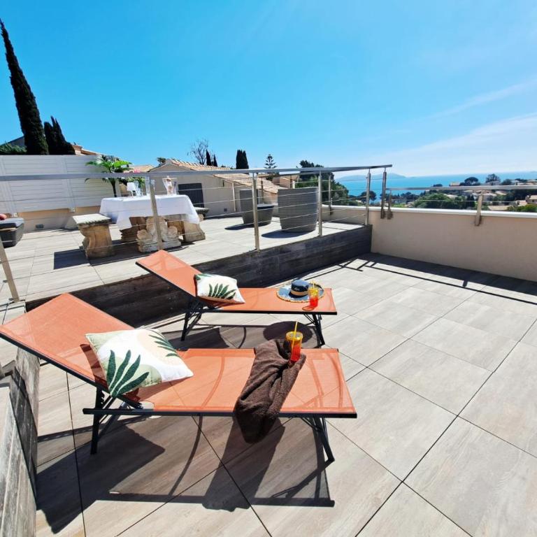 Perle du Pradon Terrasse vue mer, nuit étoilée et jacuzzi - Appartement 1 Chambre - 27