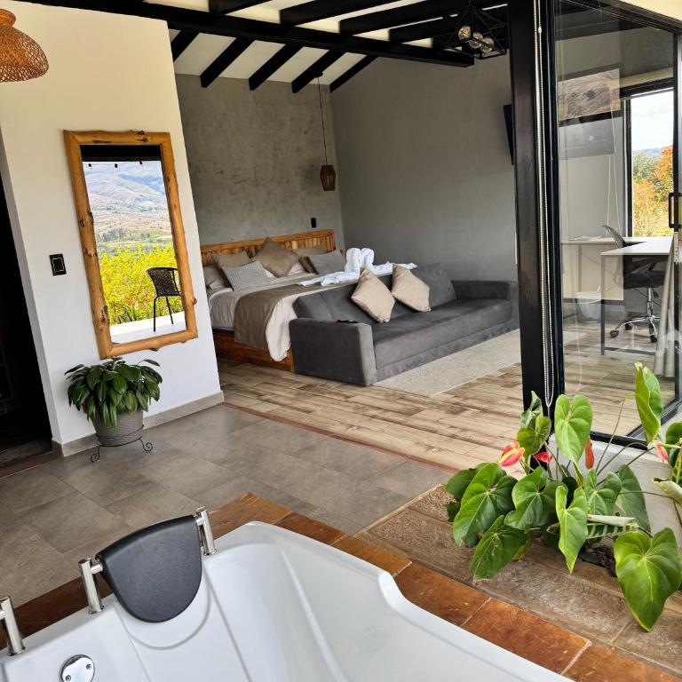Glamping La Luna Mirador Jarana Villa de Leyva - King Room - 3