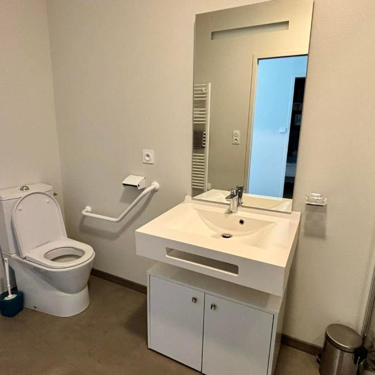 Appartement PMR 4 pers, plage, piscine chauffée, parking, animaux admis - FR-1-194-254 - Appartement - 7
