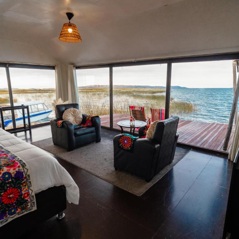 Uros Titicaca Lodge Puno - Double or Twin Room with Lake View - 2