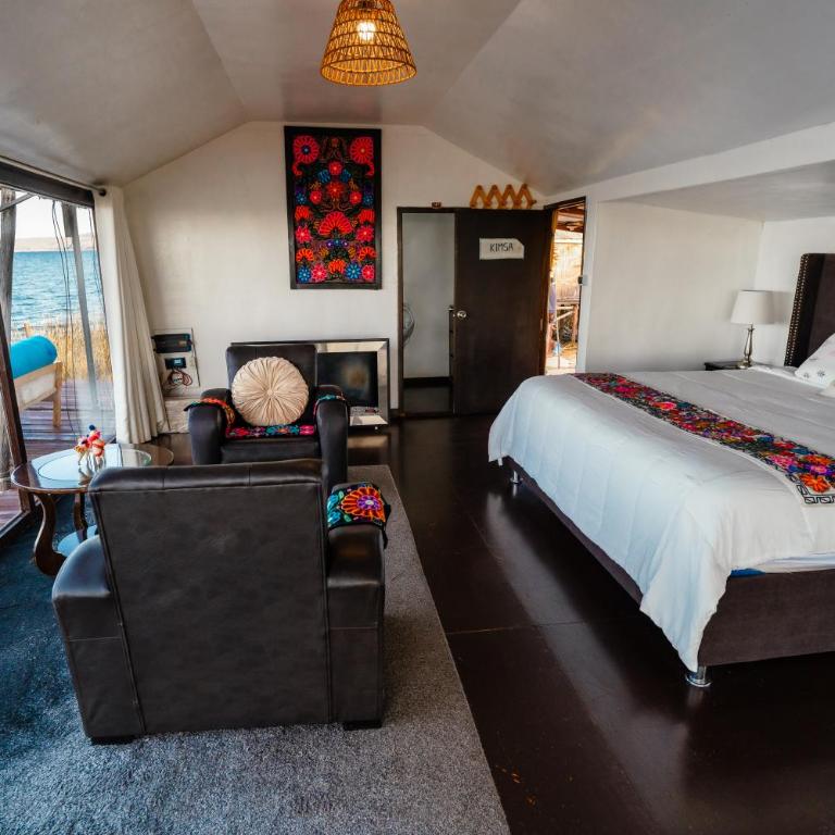 Uros Titicaca Lodge Puno - Double or Twin Room with Lake View - 7