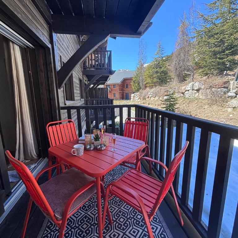Aspen Lodge Auron, Terrasse, Parking et Ski - Appartement 1 Chambre - 4