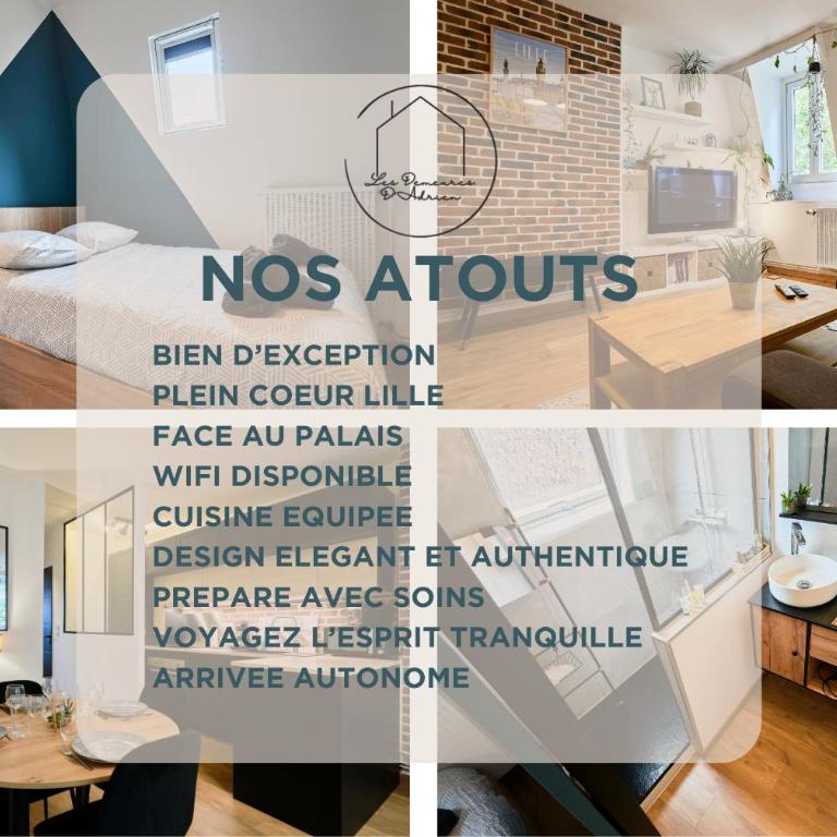 Les Beaux Arts - Face au Palais, cœur de Lille - Apartment mit 1 Schlafzimmer - 2