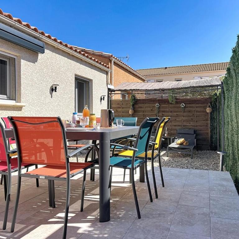 L Écrin du Sud 2ch clim wifi terrasse jardin - Maison 2 Chambres - 3