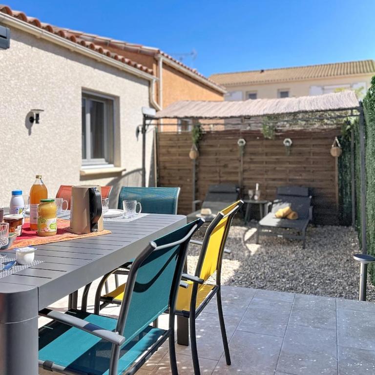 L Écrin du Sud 2ch clim wifi terrasse jardin - Maison 2 Chambres - 14