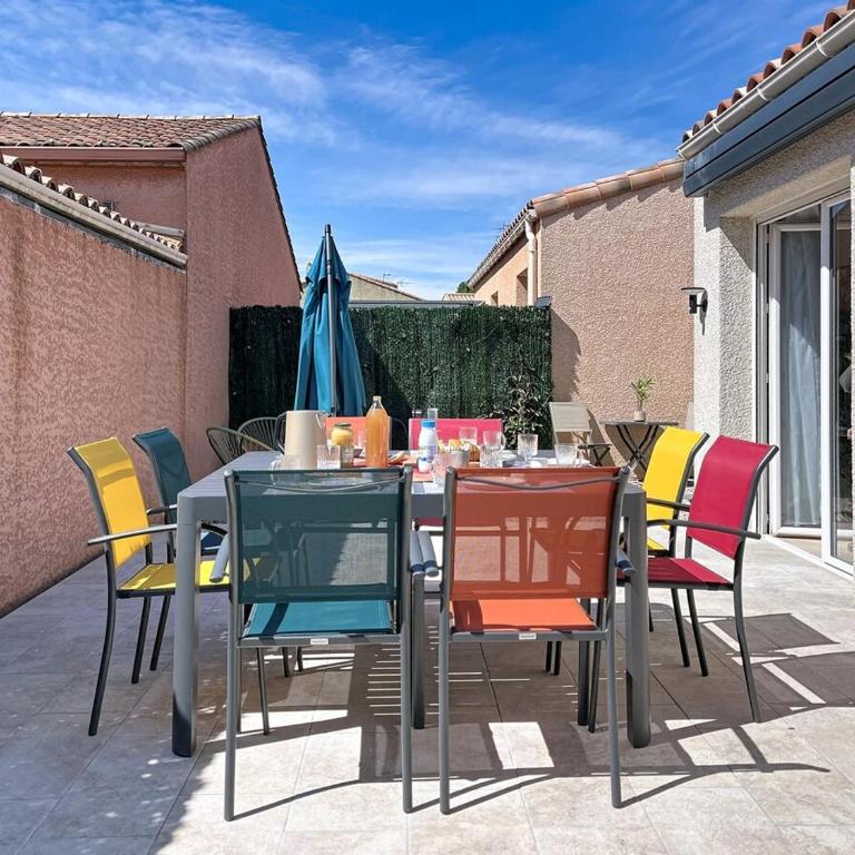 L Écrin du Sud 2ch clim wifi terrasse jardin - Maison 2 Chambres - 17