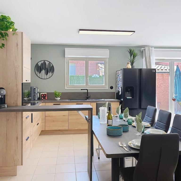 L Écrin du Sud 2ch clim wifi terrasse jardin - Maison 2 Chambres - 34