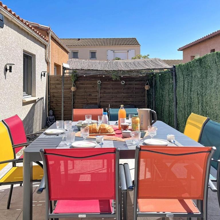L Écrin du Sud 2ch clim wifi terrasse jardin - Maison 2 Chambres - 40