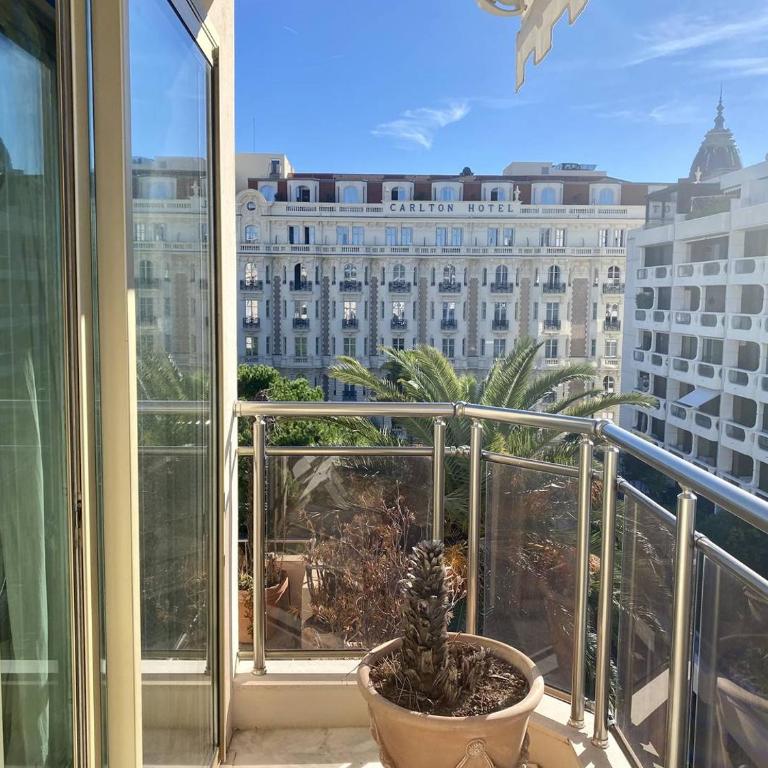 Cannes Croisette - Appartement 3 pièces - Apartment mit 2 Schlafzimmern, einem Balkon und Meerblick - 15