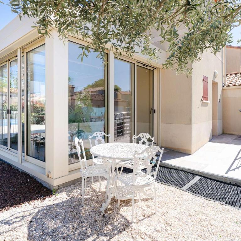 Pavillon 5 pièces avec piscine, terrasse et WIFI - 8 pers, Narbonne-Plage - FR-1-409-28 - Villa - 21