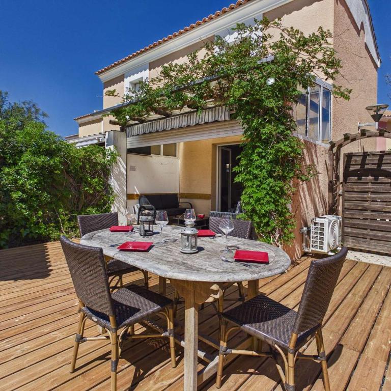 Maison climatisée avec jardin, terrasse et piscine, proche des campings - Marseillan - FR-1-326-693 - Maison de Vacances - 1