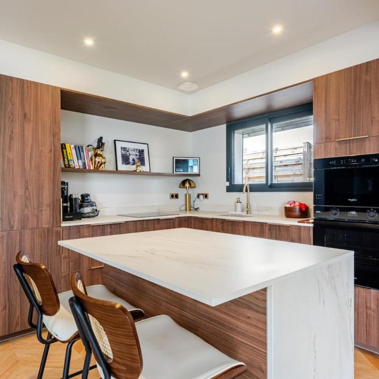 Bright architectural house, beach and center within walking distance - Villa 2 Chambres - 8
