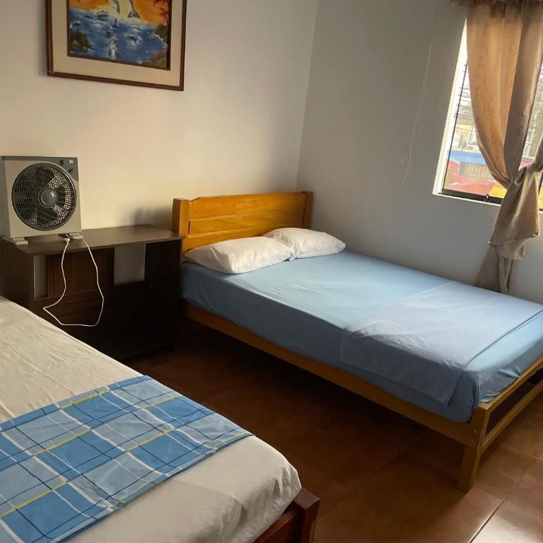 Hospedaje vista del sol 1 - Habitación Doble con baño privado - 2 camas - 16