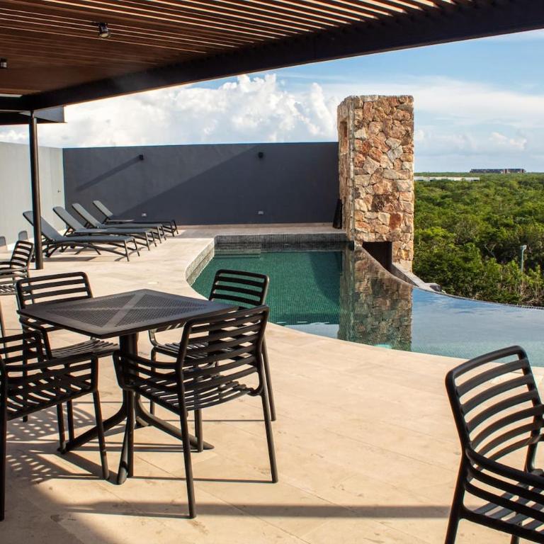 SwimUp Retreat in Aldea Zama Pool at Your Door & Beach Club - Apartamento de 2 dormitorios - 39