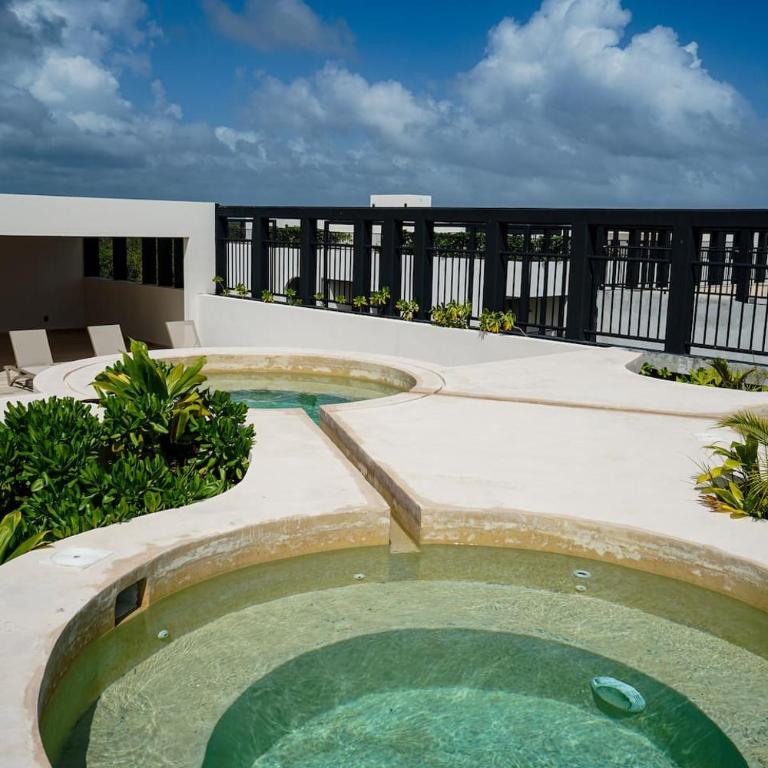 Jungle View Nest Selva Rooftop Beach Club - Apartamento de 1 dormitorio con balcón - 2