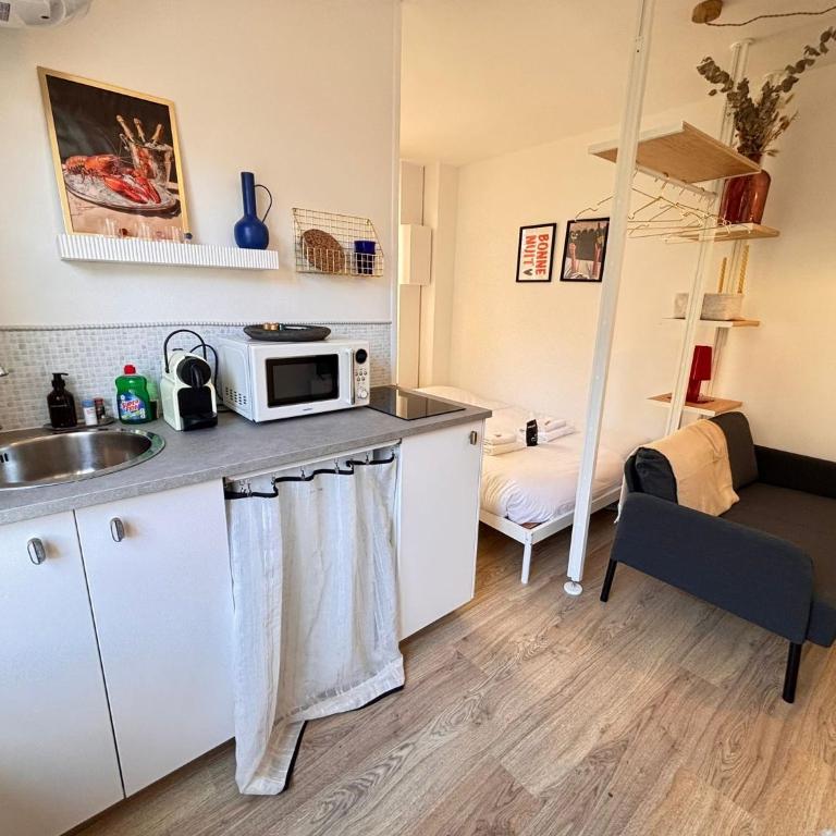 Le nid de stuart studio tout confort au centre - Apartamento Estudio - 8
