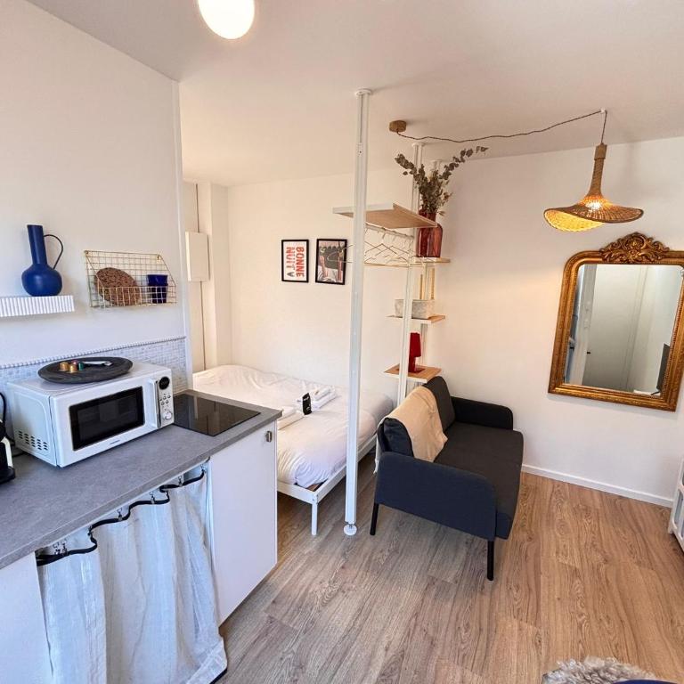 Le nid de stuart studio tout confort au centre - Apartamento Estudio - 5