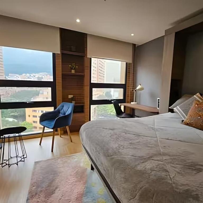 Modern Studio in Bogotá International Center Free WiFi - Apartamento de 1 dormitorio - 48