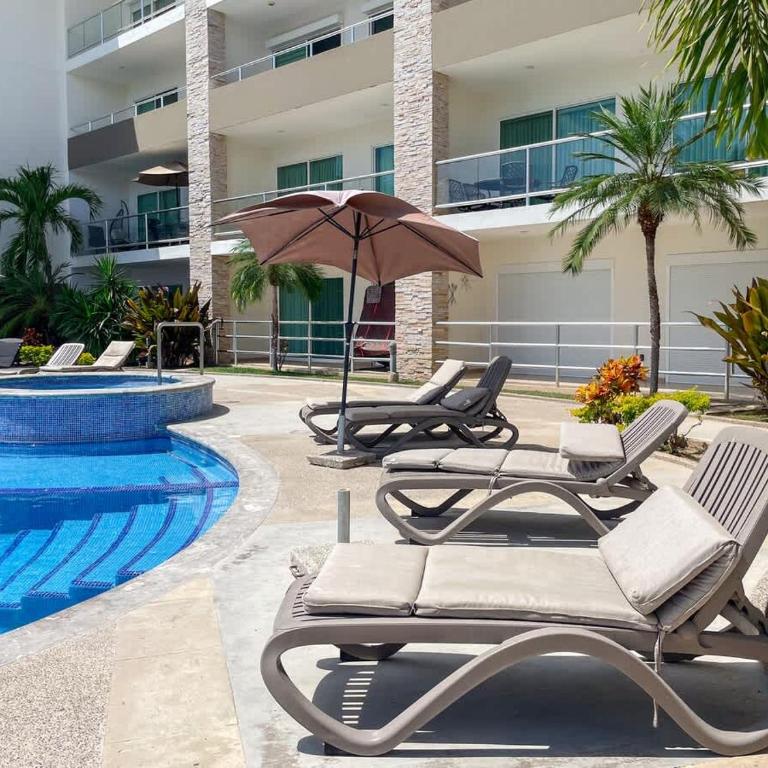 Golf View Retreat Pool & Gym Marina Mazatlán - Apartment - 16