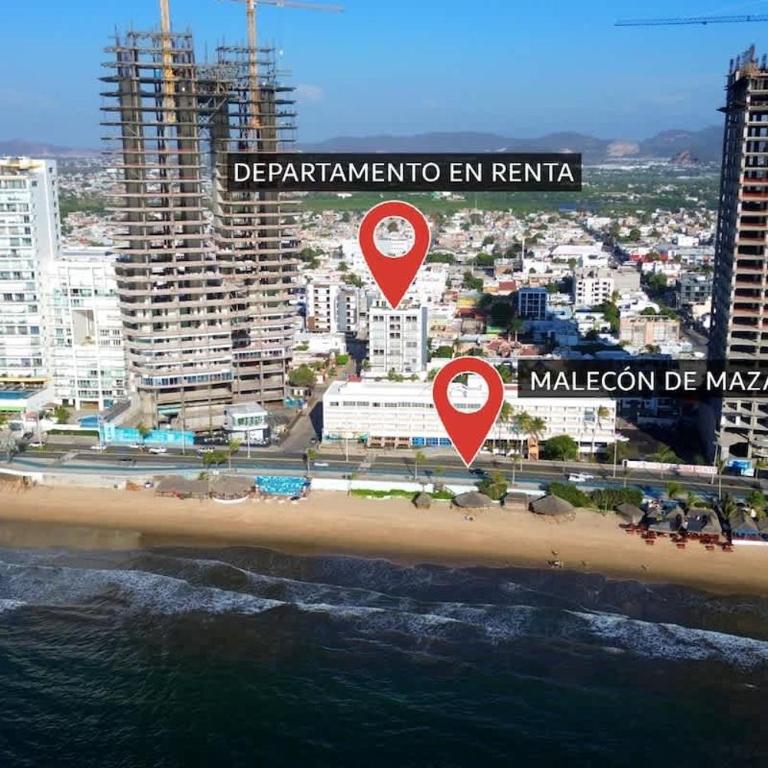 Departamento con 2 recámaras alberca y balcón frente al mar - Apartment - 8