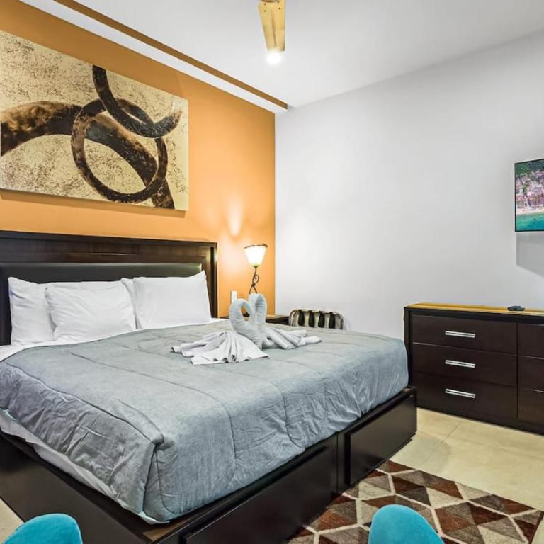 Penthouse Oceanview 1 block Malecon bars shops ZR - Apartamento de 2 dormitorios con vistas al mar - 11