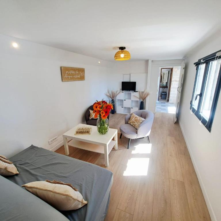 Le cocon de douceur entre pins et Méditerranée - Appartement 1 Chambre - Vue sur Jardin - 11