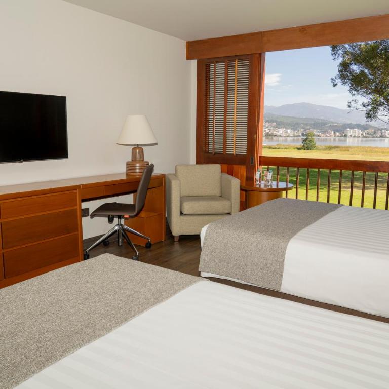 Estelar Paipa Hotel Spa & Y Centro De Convenciones - Habitación Doble con vistas al lago - 2 camas individuales - 4