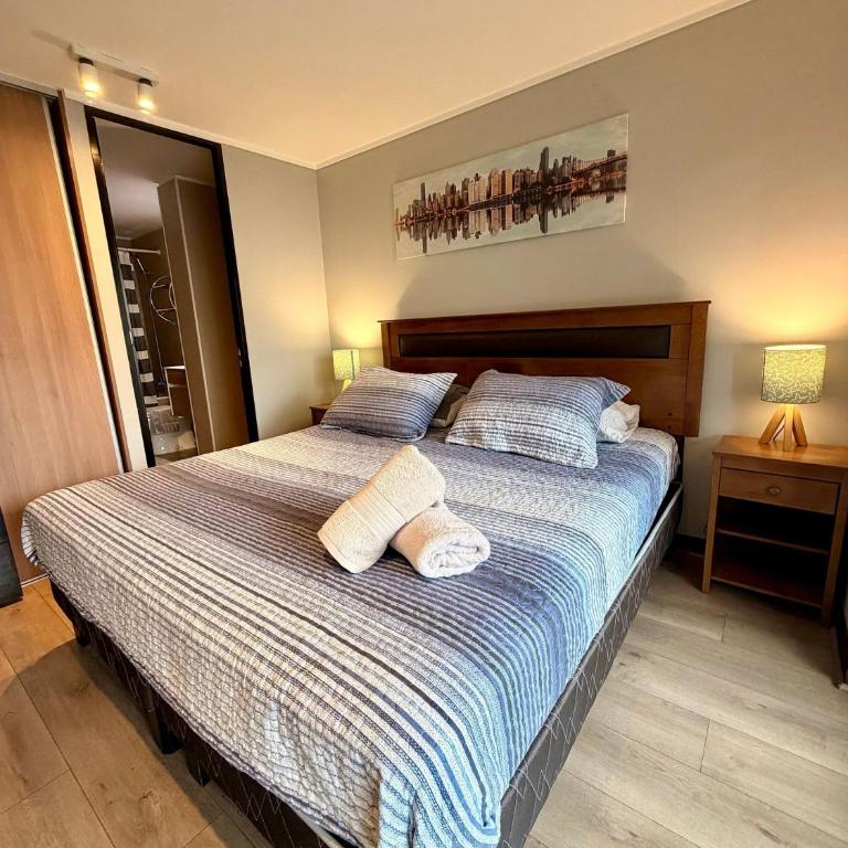A pasos de Clinica - Parking - Cama King - Wifi - One-Bedroom Apartment - 11