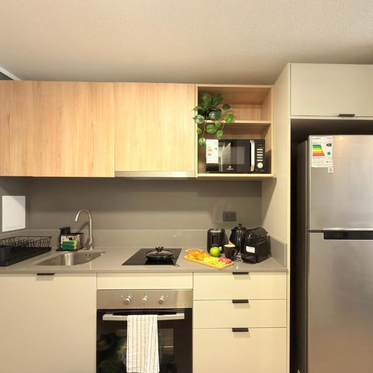 Departamento completo con escritorio - A pasos de Metro y La Moneda - Apartamento de 1 dormitorio - 11