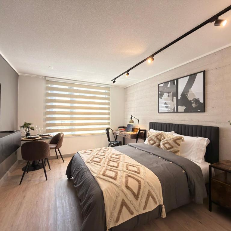 Departamento completo con escritorio - A pasos de Metro y La Moneda - Apartamento de 1 dormitorio - 1