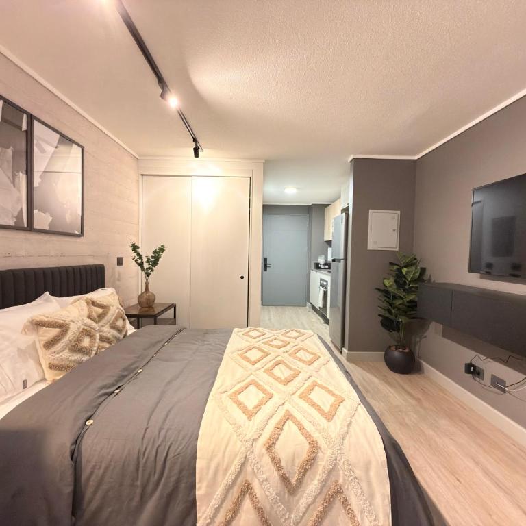 Departamento completo con escritorio - A pasos de Metro y La Moneda - Apartamento de 1 dormitorio - 3