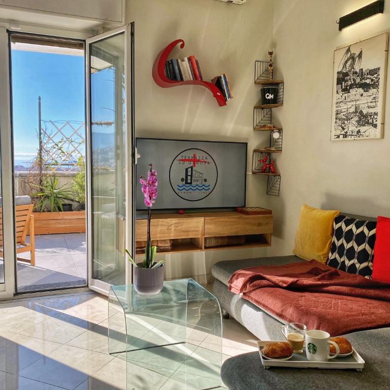 Terrazza su Genova - 300sqm Rooftop Penthouse w Sea & City Views - Close to Aquarium - Penthouse Apartment - 1