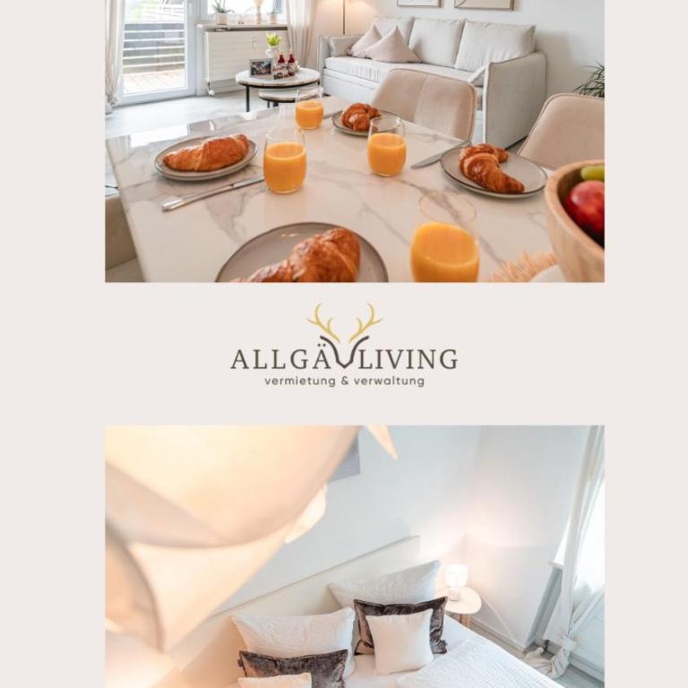 Allgäu Living l Alpsee Panorama - Immenstadt im Allgäu - mit Sonnigen Balkon & Parkplatz - Apartment mit 1 Schlafzimmer und Seeblick - 1