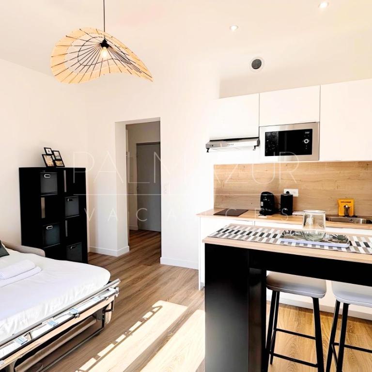 Proche gare, 5 min Plage du Midi, Studio - balcon - Palmazur Vacances - Studio - 15